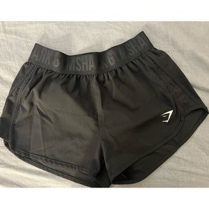 Gymshark black running shorts